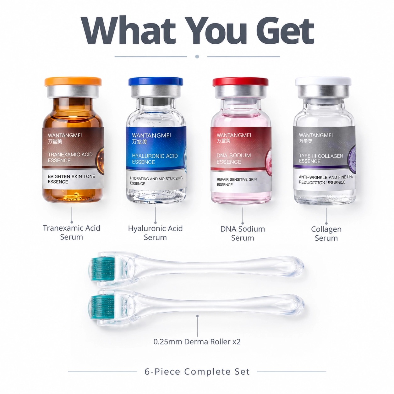 Hyaluronic Acid Facial Serum - Asam Traneksamat, Asam Hialuronat, Sodium DNA