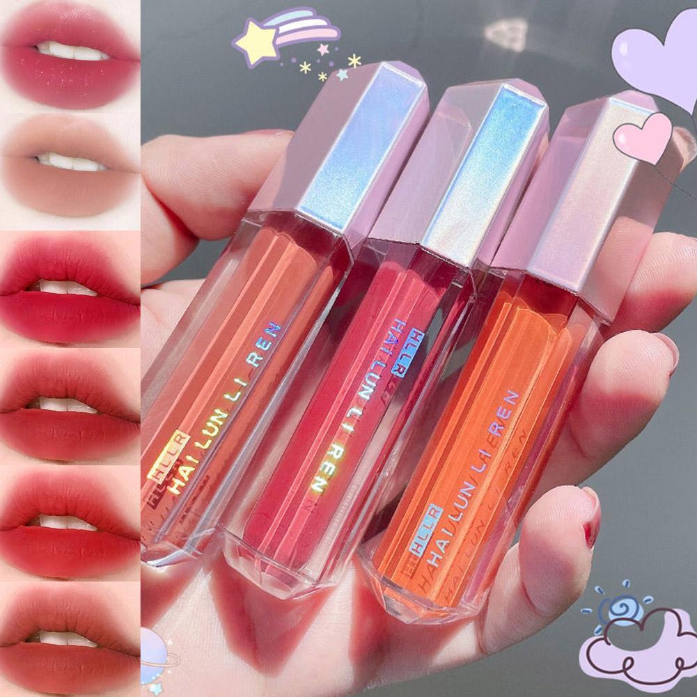 Matte Velvet Lip Tint Long Lasting - Minyak Perawatan Bibir Harian Pelembap Pewarna