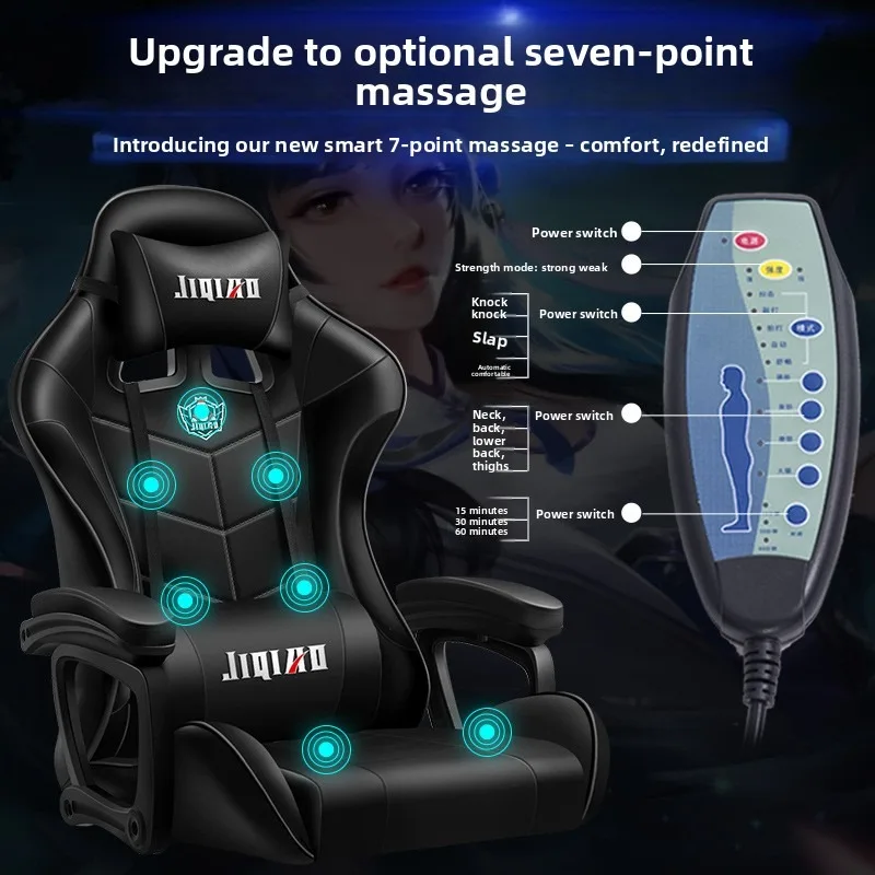 Kursi Gaming Ergonomis, Nyaman - Massage ulasan dan harga