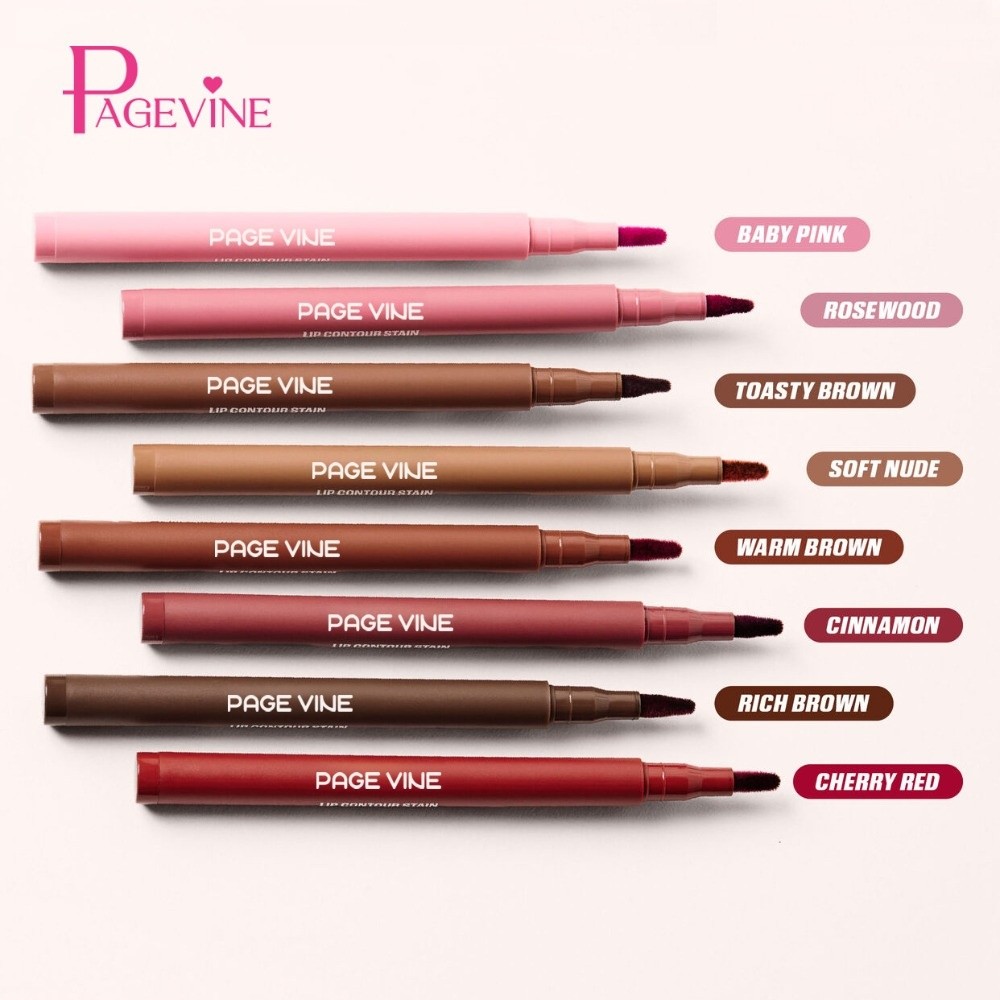 Pensil Lip Liner Cokelat Velve - Matte Velvet Lip Tint Long Lasting ulasan dan harga