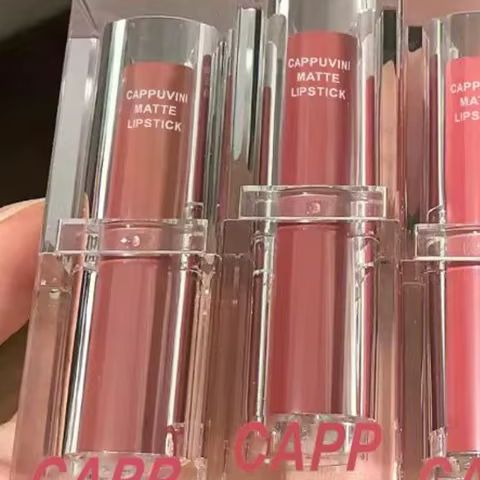 Lipstik Akrilik Transparan 6 W - Matte Velvet Lip Tint Long Lasting ulasan dan harga